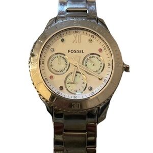 Fossil Women's Watch Stainless Steel with Rhinestones